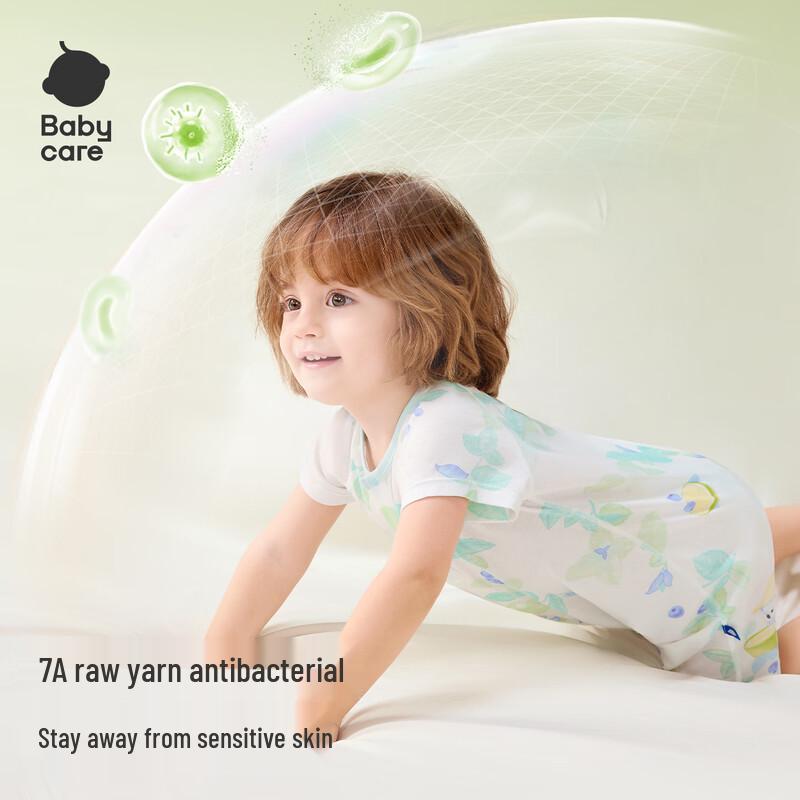 babycare Натуральный дышащий короткий комбинезон для малыша