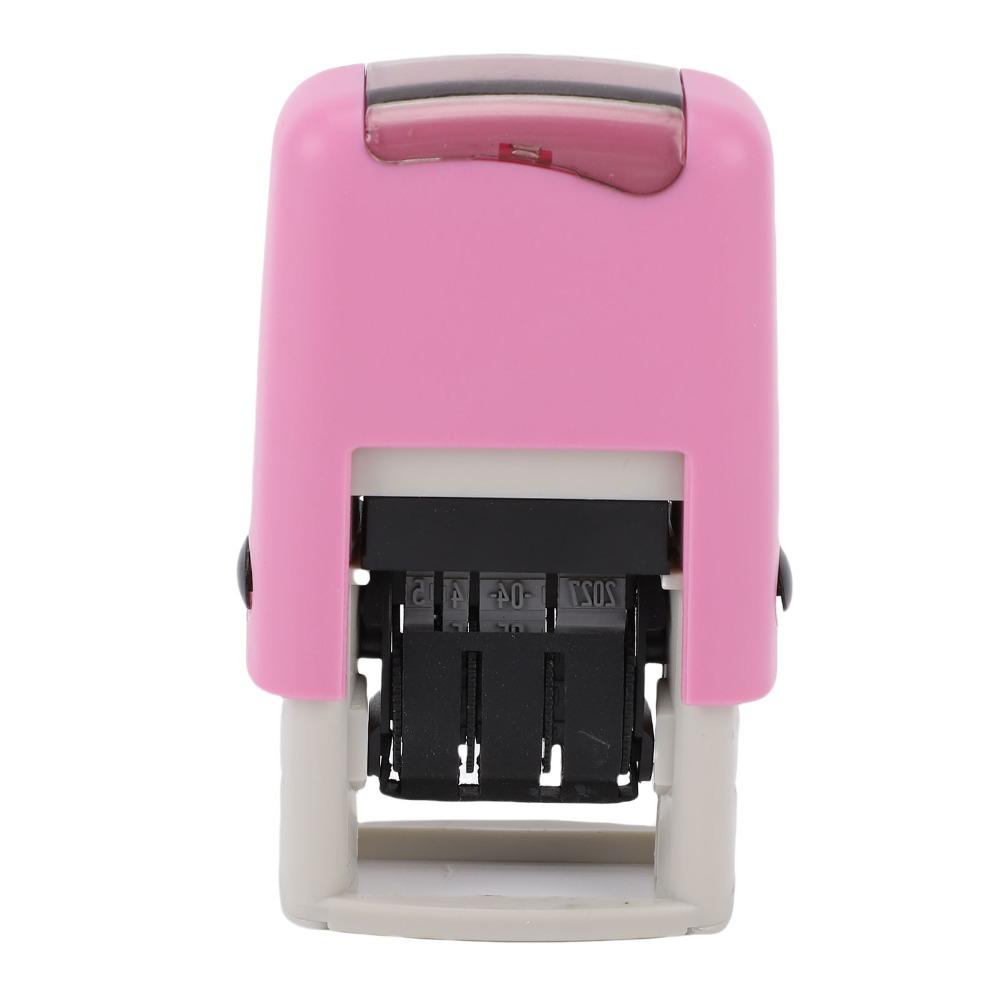 Non Smudge Self Inking Stamper ABS Number Stamper Durable Adjustable Date Stamp Office Work