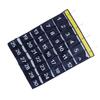 30 Pockets Wall Hanging Storage Bag Phone Holder Hanging Organizer with Numbers Navy Blue