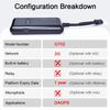 DAGPS Tracker for Vehicle TK110/GT02D 4pin Motocycle Car GPS Tracker Oil-Cut Stop Engine ACC Alarm with Sleep Save Battery GPRS.