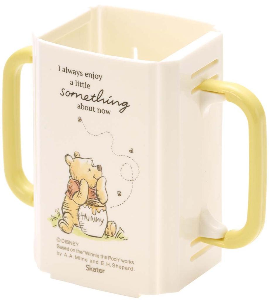 Skater Бумажная упаковка держатель для напитков складная ручка кружка для двух рук Винни-Пух пикник DHP2