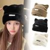 Women Men Balaclava Beanie Cat Ear Hat Hat Winter Women's Winter Fun Plush Winter Warm Accessor A7D0