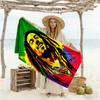Bob Marley Beach Towel Super Soft Absorbent Comfortable Lightweight Perfect for Traveling Yoga Camping and Swimming