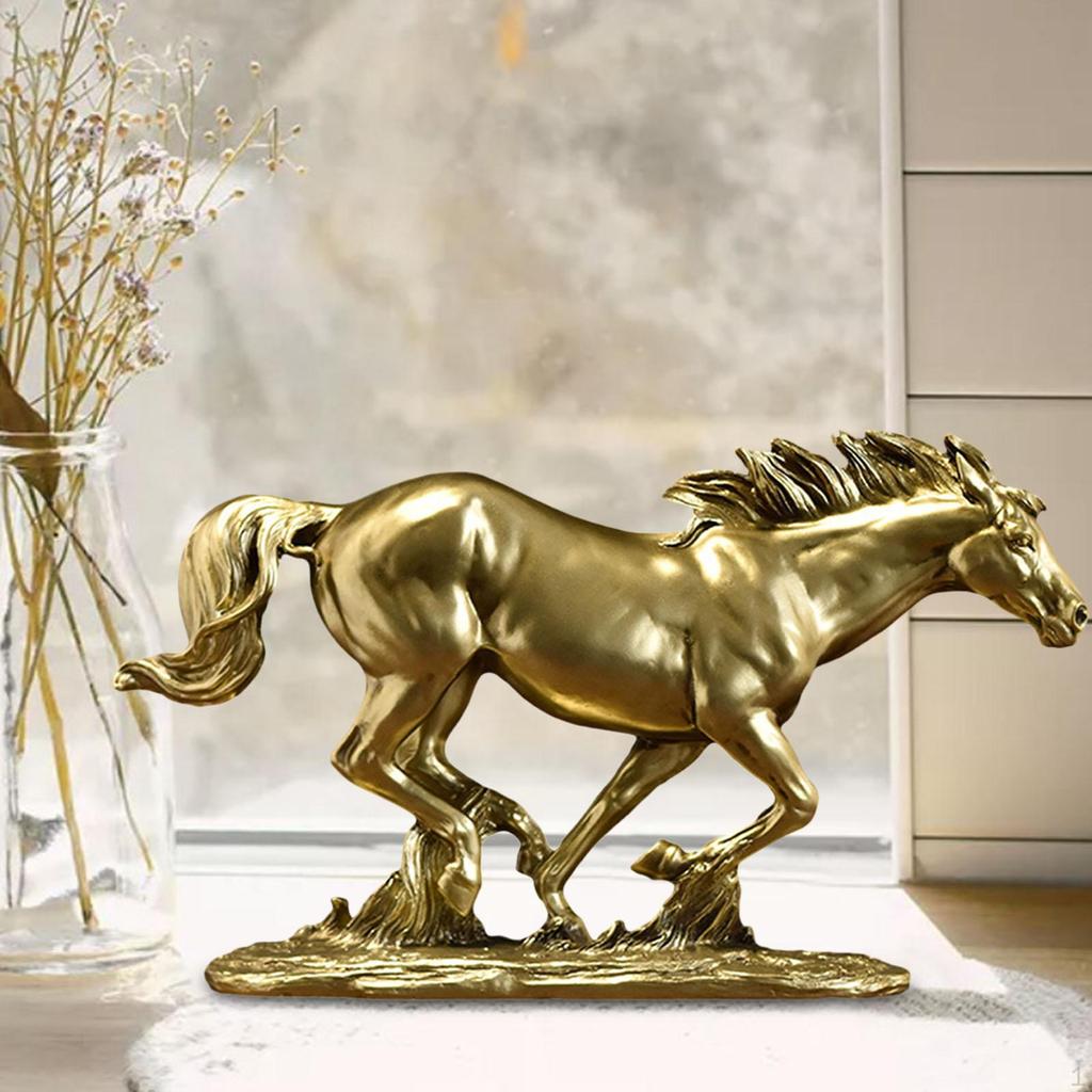 Horse Statue Figurines Collectable Crafts Resin Animal Ornaments Sculpture