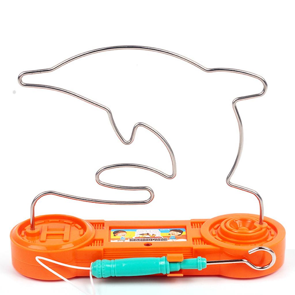 Electric Dont Buzz The Wire Game Bump Maze Toy Reliable Classic Tabletop Puzzle Game Retro Toys- Bored Games For Kids