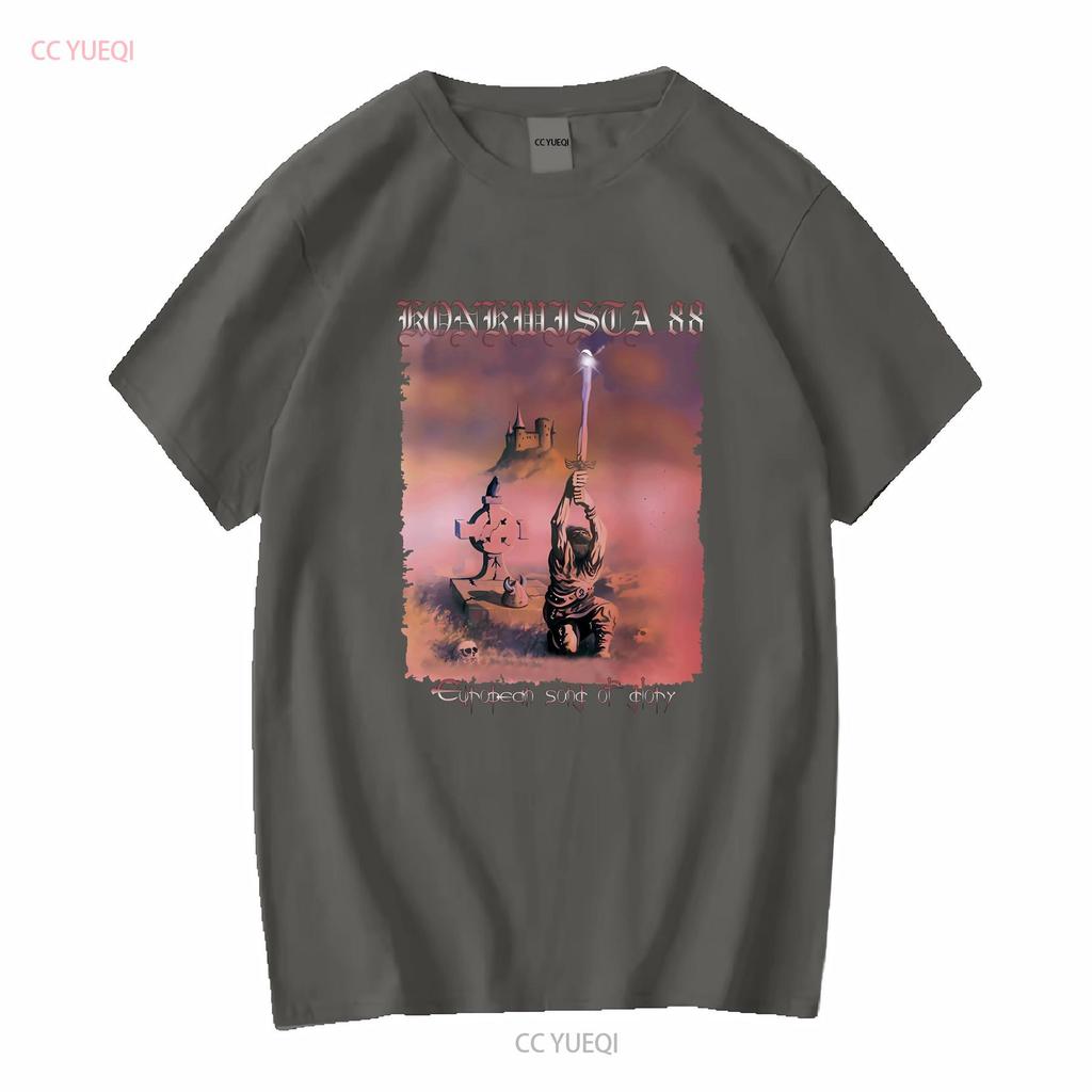 Новая Европейская Песня славы KONKWISTA 88 Классическая Футболка Мужская Женская S 5XL с длинным или коротким рукавом винтажная Стирка Дышащая Стильная