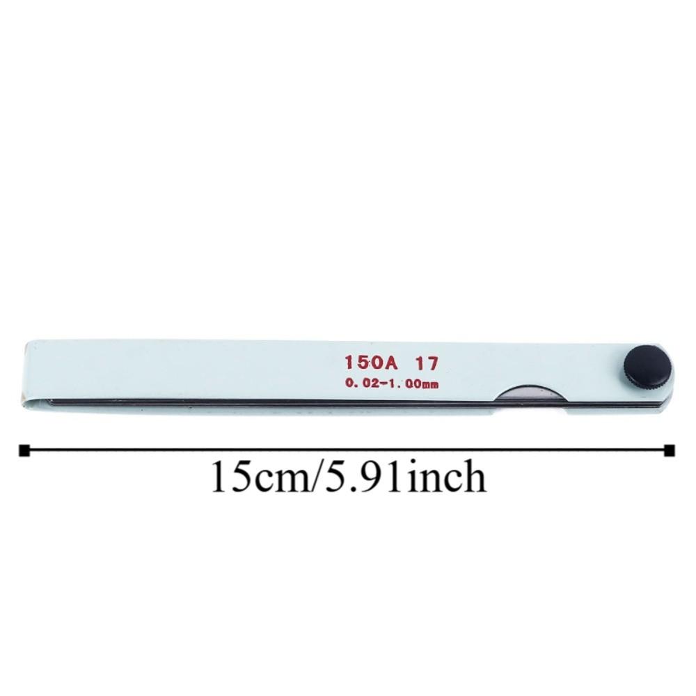 17 Blades Feeler Gauge Stainless Steel Precision Measuring Tool Industrial Clearance Inspection