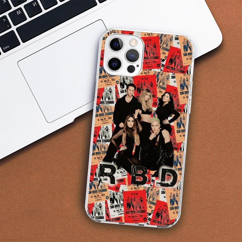 F-Fashion RBD R-Rebelde Phone Case For Apple iPhone 11 12 13 15 14 Pro 7 XR X XS Max 8 Plus + Mini SE Customized Print Soft Cove