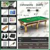 Mingji Chinese 8-Ball Steel Frame Billiard Table