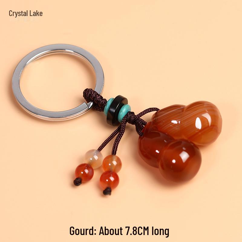 Халцедон Пиксю Брелок для богатства и Агат Подвеска «Пряжка мира»