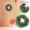 Christmas Wreath Door Hanging Wall Hanging Decoration Christmas Rattan PVC Indoor Pendant Wreath