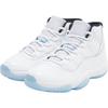 Air Jordan 11 Retro PS Legend Blue / Columbia 2024 Детские кроссовки Белый Черный 378039-104