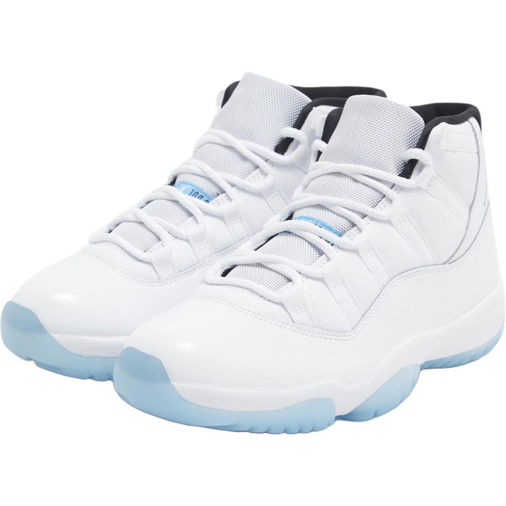 Air Jordan 11 Retro PS Legend Blue / Columbia 2024 Детские кроссовки Белый Черный 378039-104