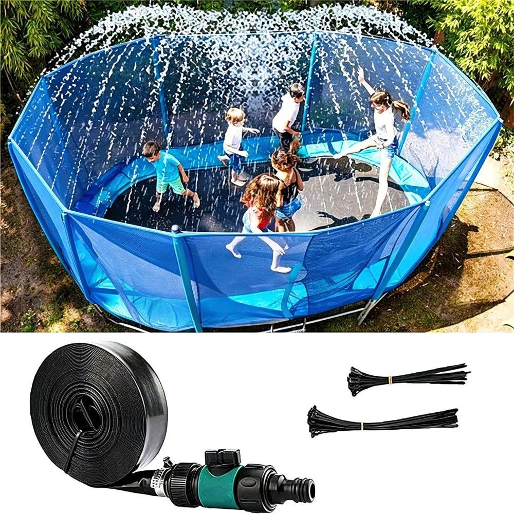 8/10/12/15m Trampoline Sprinkler Drip Irrigation Lawn Sprinkler Water Ring Outdoor Use