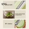 Stainless Steel Fruit Peeler Vegetable with Storage Box, Shark Serrated Swivel Vertical And Horizontal Blade Peeler, Efficient Easy Cleaning