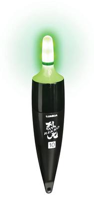 Lumica A20959 Светодиодный светящийся длинный размер высокой яркости зеленый (Япония Хемилюминесценция) Поплавок, Легкий, Заброс, 12,