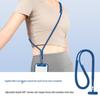 Регулируемый кроссбоди шнурок для мобильного телефона с прочной прокладкой из нержавеющей стали и полиэстеровым ремешком против потери