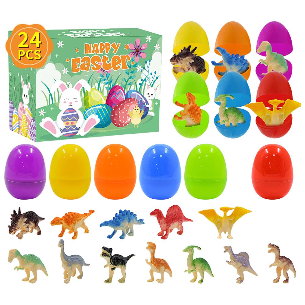 NEW Prefilled Easter Eggs with Stress Relief Toys Surprise Easter Eggs for Egg Hunt Easter Party Favors for Kids Birthday Gifts