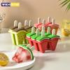 Ice Cream Mold With Cover Watermelon Shape Mold DIY Homemade Ice Popsicle Mould Frozen Juice Milk Kitchen Ice Cream Make Tools