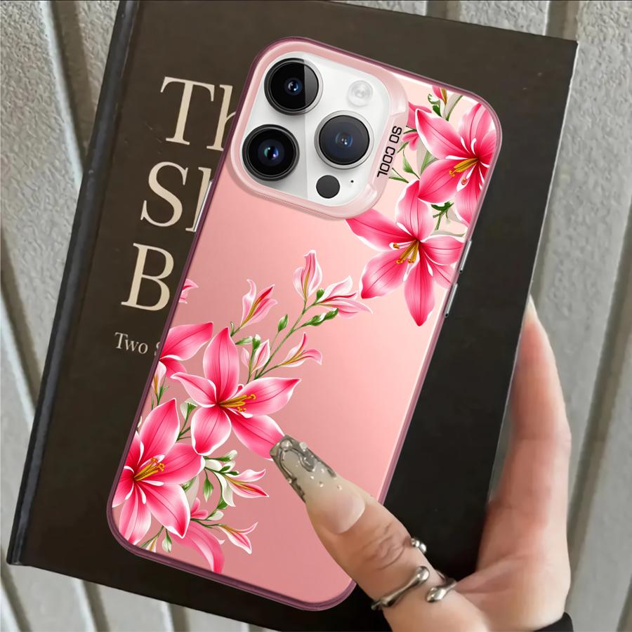 Прозрачный прохладный чехол с принтом вишневого цвета для iPhone 17 Pro Max 12 11 XR 14 13 Pro 16 XS Air 15 Plus Задняя крышка телефона