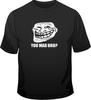 Troll Face Meme You Mad Bro Gamer Web Geek Свободная футболка унисекс