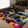 1PC Custom Name Colorful French Bulldog Portrait Theme Floor Mat Ideal for Living Room, Game Rooms, Office, Bedroom Floor Mat Playful Design