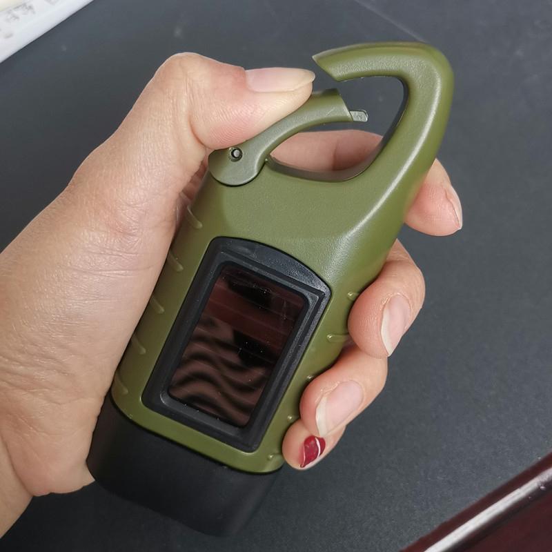 Led Flashlight Hand Crank Solar Powered Rechargeable Survival Gear Self Powered Charging Torch Dynamo For Fishing Boating Hiking