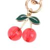 Charm Diy Jewelry Gifts Lovely Cherry Keychain Simulated Fruit Keyring Pendants For Women Girls Handbag Decoration