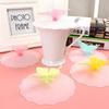Butterfly Silicone Leakproof Coffee Suction Lid Cap Airtight Seal Cup Cover