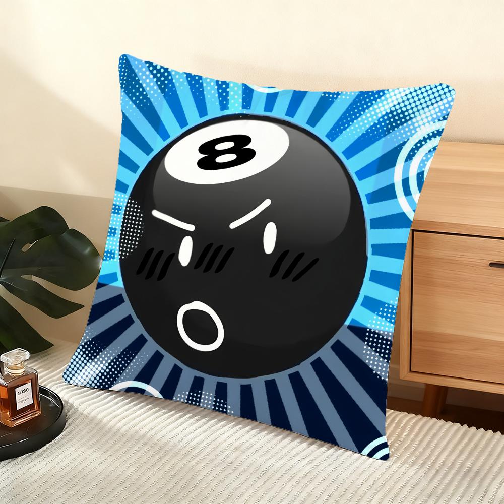 Battle For D-Dream Island Cushion Cover Soft Short Plush Pillow Cover Smooth Cozy Texture Aesthetic Cushion Case Home Decor