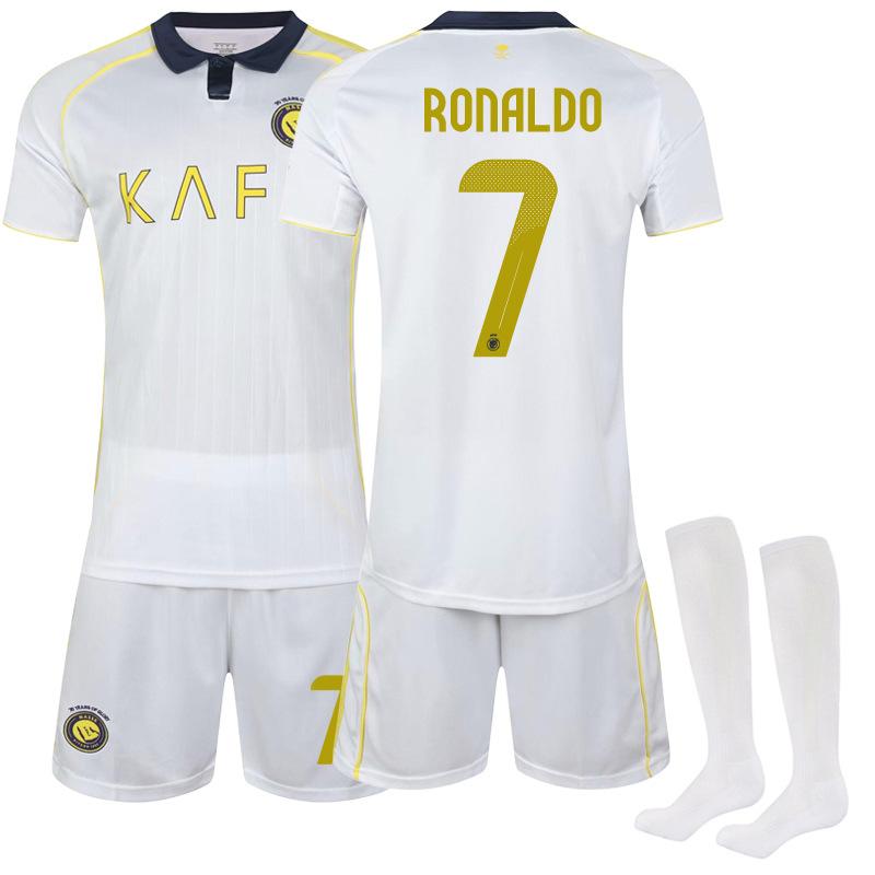 - Новый набор спортивной одежды для футбола Ronaldo 1 Messi, футболка Haaland Mbappe