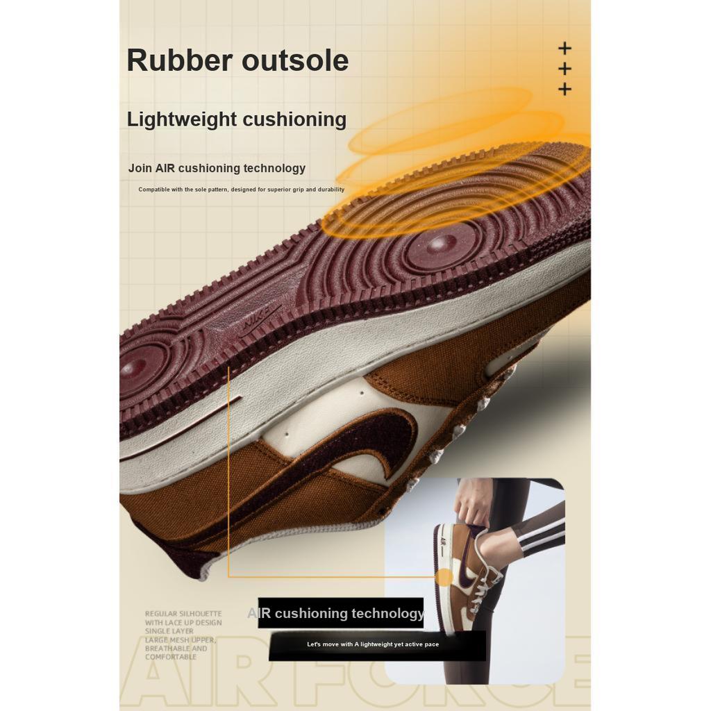 Nike Air Force 1 LV8 GS Notebook Doodle Pack - светло-коричневые детские кроссовки цвета британского загара, кокосово-молочные, темно-коричневые, бордовые, краш FN4731-200