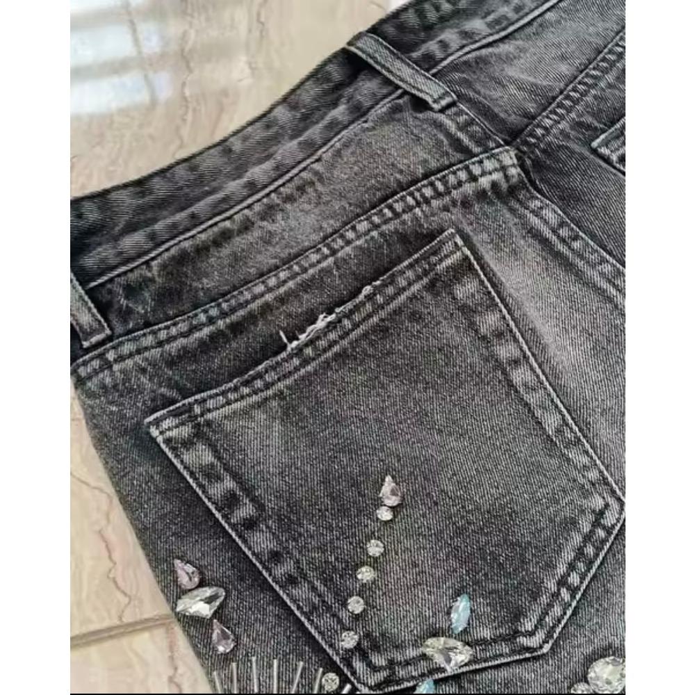 ZYLLO Y2K Уличная одежда Шорты Джинсы Мужские Женские Харадзюку Хип-хоп Готика Масонство Ретро Свободные Джинсовые Фитнес Шорты Повседневные Баскетбольные Шорты