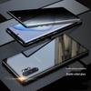 Магнитный чехол-бампер из алюминиевого сплава Samsung S25 Ultra с защитой от подглядывания, полное покрытие (24 Плюс, A55)