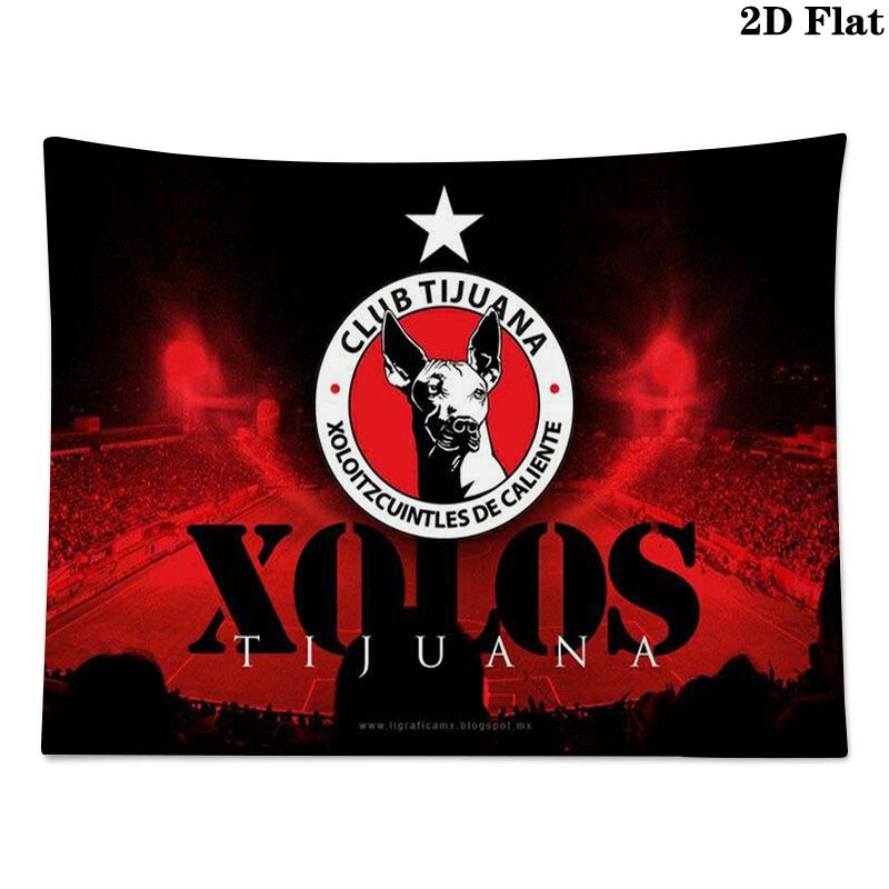 Club Tijuana Logo Wall Tapestry Aesthetic Wall Hanging Printed Fabric Blanket Decorative Tapestries for Bedroom Living Room Home Decor