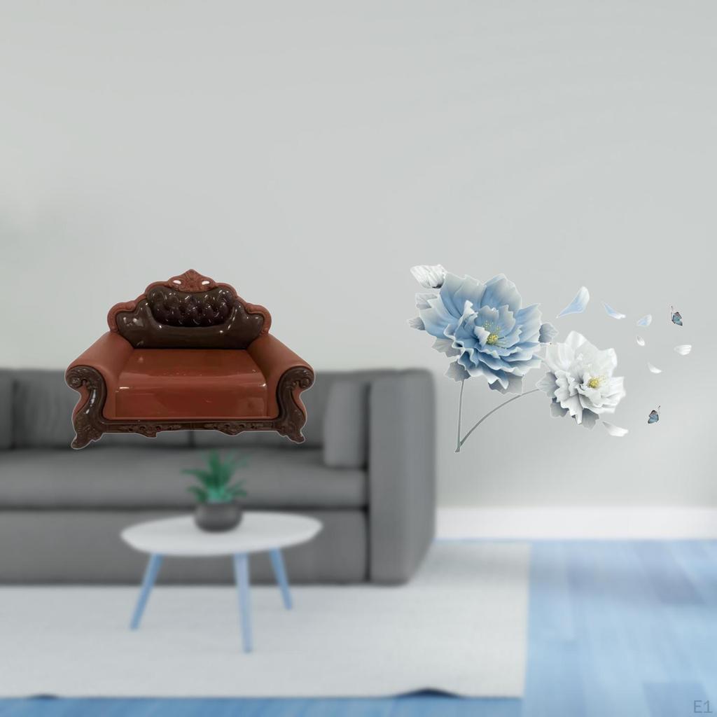 Миниатюрный диван-кушетка Одноместное кресло Модель Аксессуар для DIY Мебель Комната Микро-ландшафт Подарок