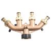 1set Splitter Connector 3/4 Inch 4-way For Garden Hoses