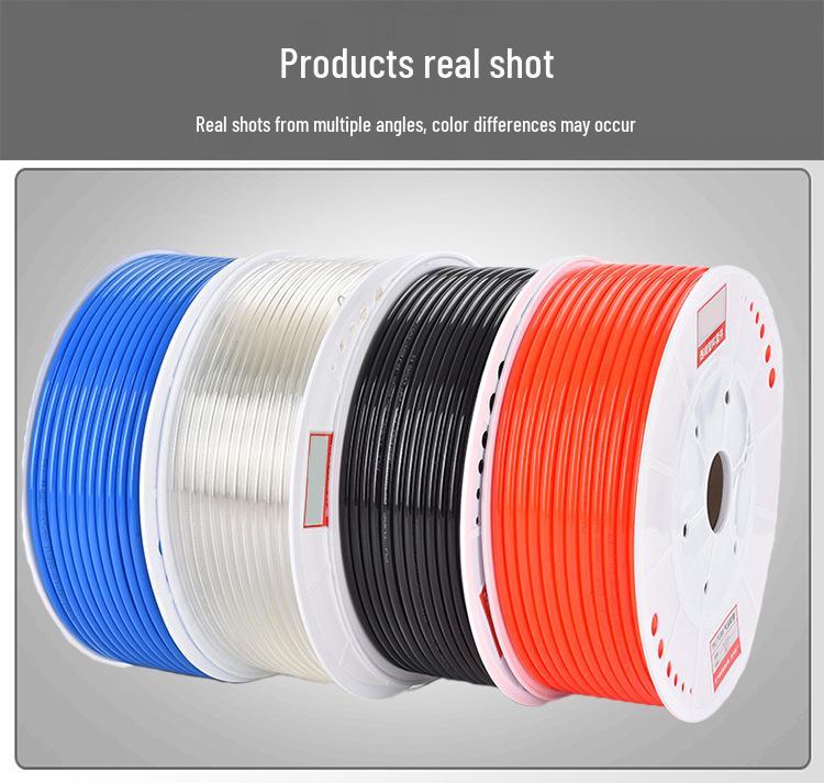 In Stock High-Pressure Transparent PU Air Hose for Air Compressors 4/6/8/10/12mm - Durable Pneumatic Woodworking Hose