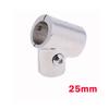 22/25/30mm Boat Fitting Tee Connector Stainless Steel Tee Split Connector 60/90 Degree Tee Fitting for Boat Hand Rail Fitting