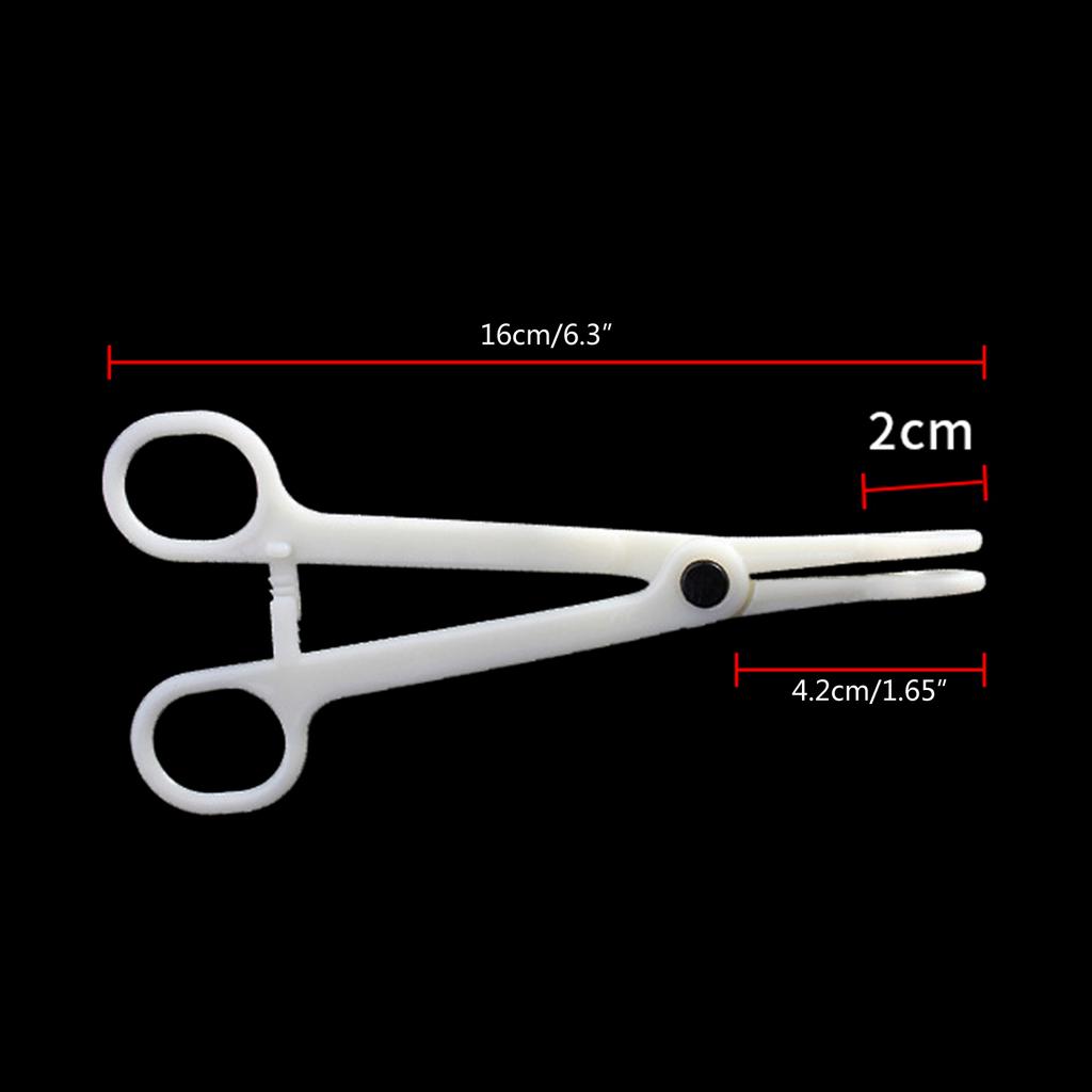 25 шт. Профессиональный одноразовый пирсинг плоскогубцы круглый открытый зажим для тела ухо губ пупок нос язык пирсинг щипцы инструмент