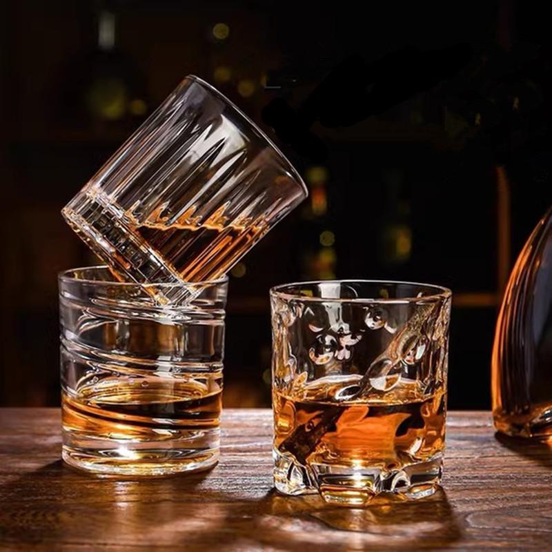 280 мл Вращающийся стакан для виски Old Fashioned для употребления бурбона, скотча, коктейлей или чая, виски
