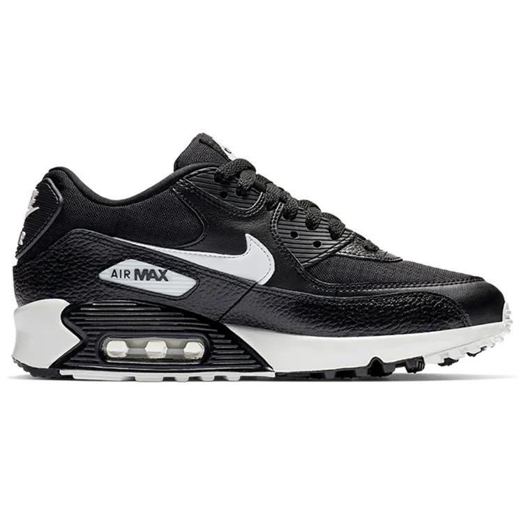 Nike Womens Air Max 90 'Black' (women's sizes) Black / Summit White-Black-Black Running Shoes 325213 060