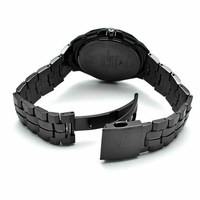 Casio Серия OCEANUS-Посейдон 5000 Посейдон полностью черный солнечный кварц водонепроницаемый Bluetooth календарь солнечный кварцевый механизм титановый ремешок OCW-S5000B-1AJF