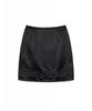 Tudment Satin Dot Midi Skirt_Black