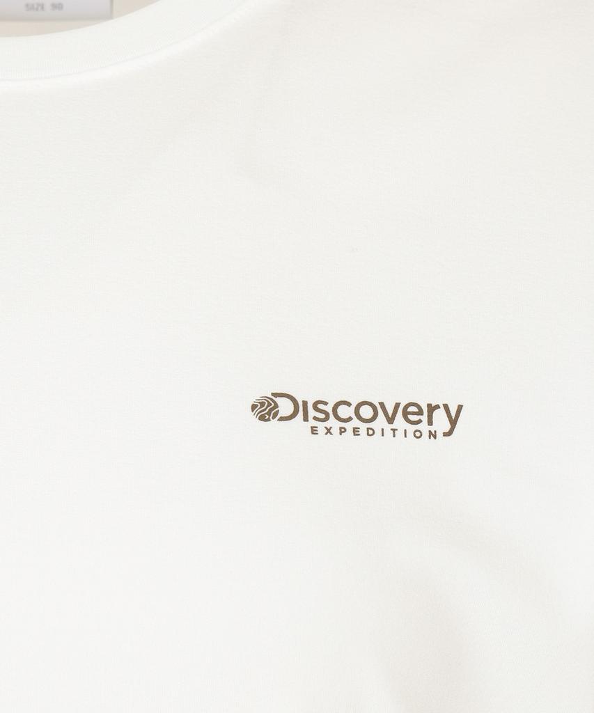 DISCOVERY EXPEDITION Women'S Logo-Point Running T-Shirt (Cream)