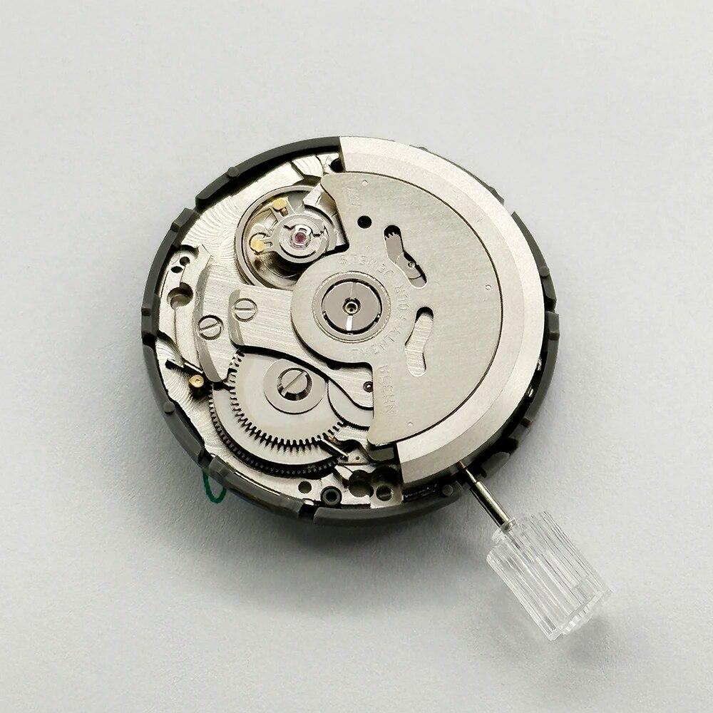 Japan Genuine NH35 Automatic Mechanical Movement High Accuracy 24 Jewels Mod Watch Replacement NH35A Date At 3:00
