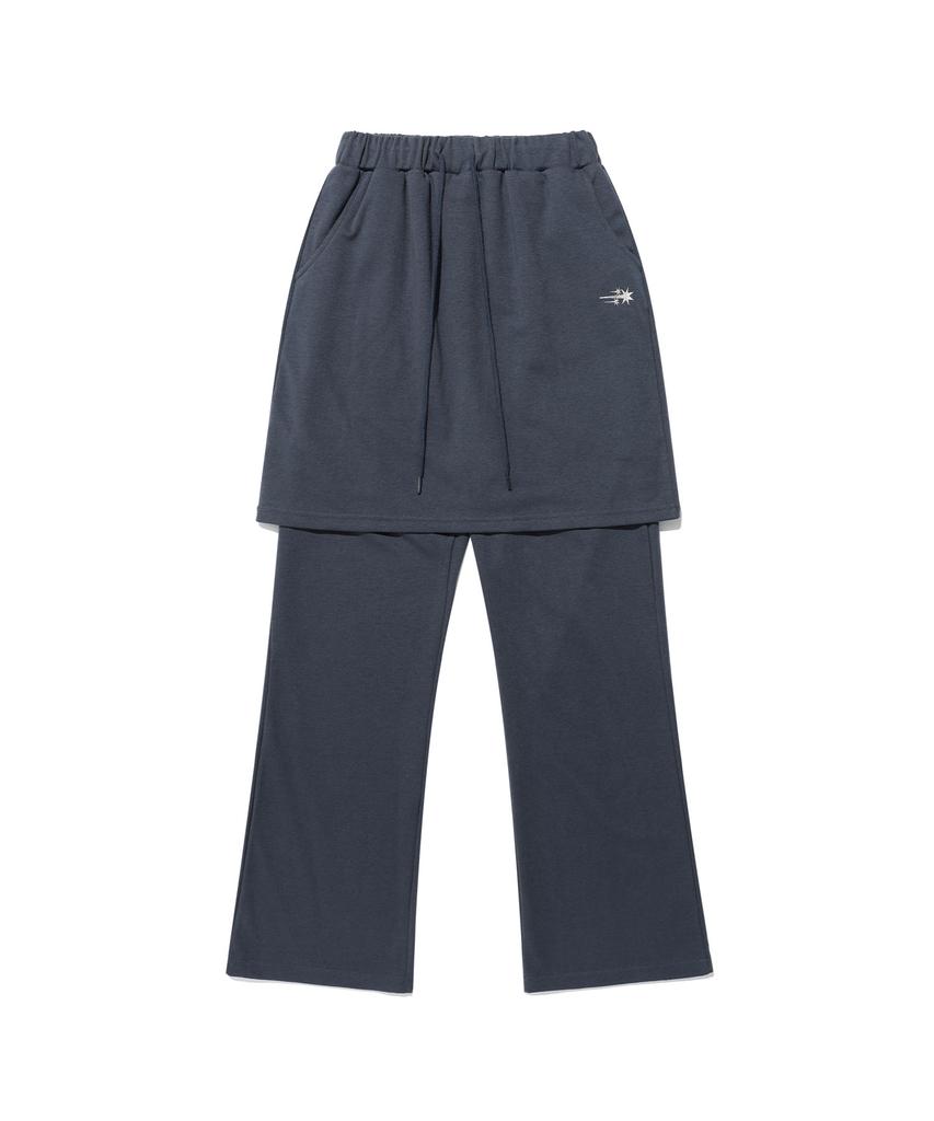 NICEGHOSTCLUB Logo Sweat Layered Pants_Navy(Ng2Dfupa91A)