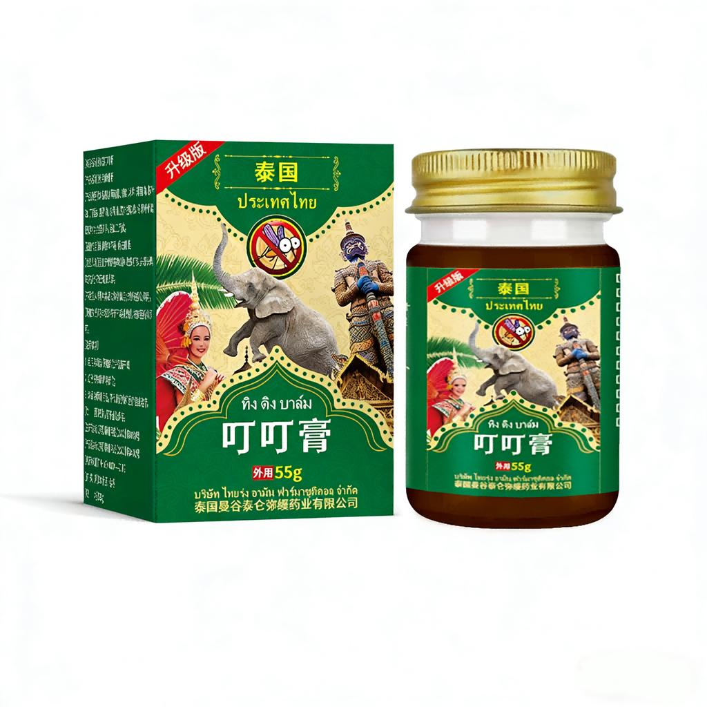 A must for sports mosquito protection! Thai Biting Cream effectively relieves itching and discomfort after being bitten on the ankle