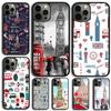 Лондонский Красный Автобус Биг-Бен Чехол для Телефона Для iPhone 17 Air 16 15 14 13 12 Pro Max Plus Max Чехол-Оболочка coque