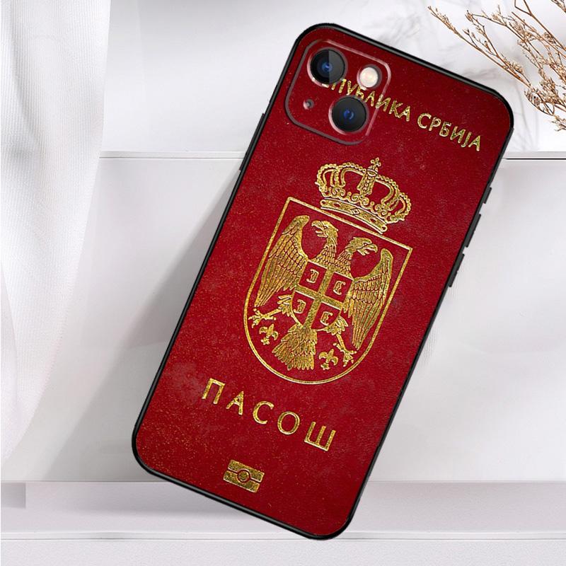 Чехол с флагом Сербии для iPhone 14 16 15 Pro Max 11 12 13 Mini 7 8 Plus X XR XS MAX, мягкий противоударный чехол